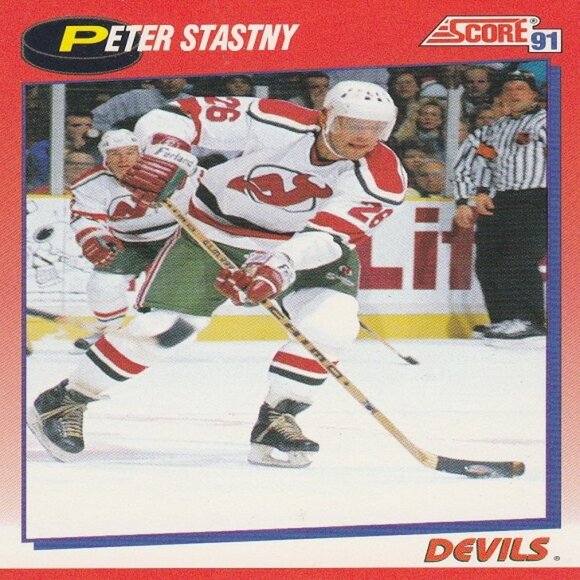 Peter Stastny New Jersey Devils NHL Hockey Card Collection - 3 Card Set - Picture 2 of 4